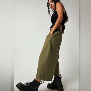 NWT Free People Hard Rain Gaucho Pants